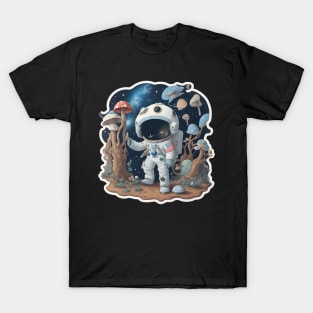 Astronaut with mushroom T-Shirt